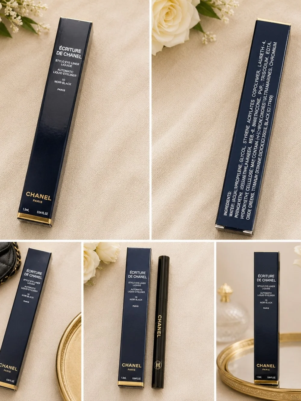 Chanel Écriture de Chanel Automatic Liquid Eyeliner #10 Noir Black
